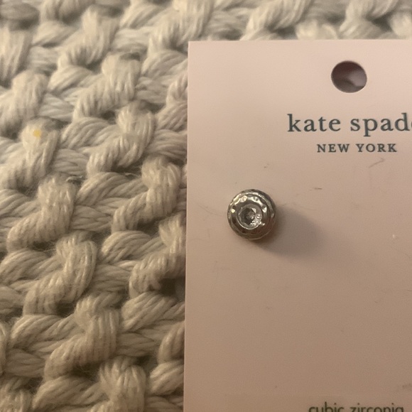 Brand new Kate Spade silver w/ cubic zirconia - Picture 4 of 4